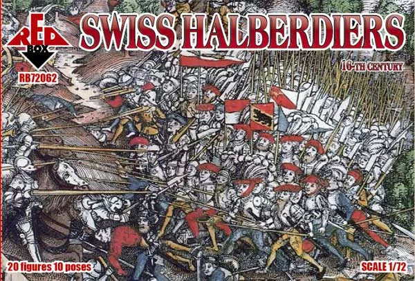 Red Box - Swiss halberdiers, 16th century 